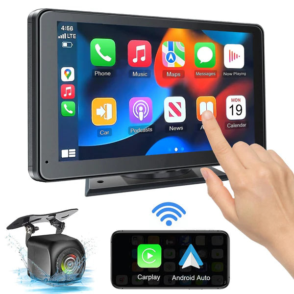 HIEHA®   7"   Wireless   CarPlay   &   Android   Auto   Stereo