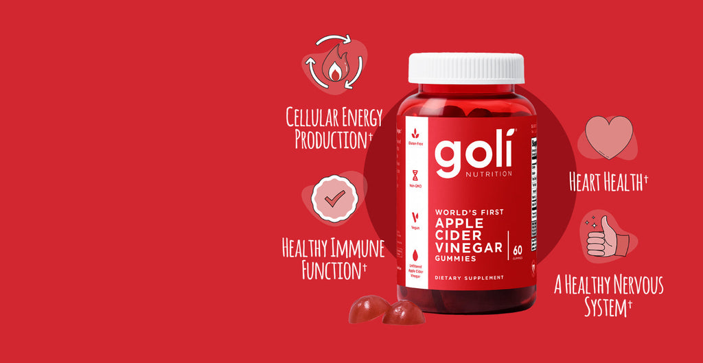 Goli® Apple Cider Vinegar Gummies – Fruity, Chewable Wellness